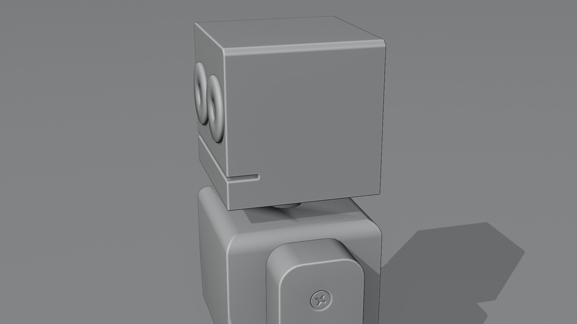 Wooden Robot 3D model_11