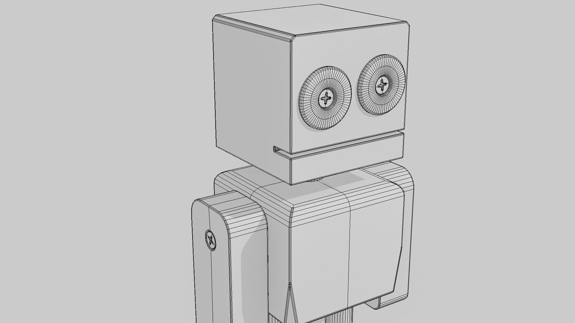 Wooden Robot 3D model_20