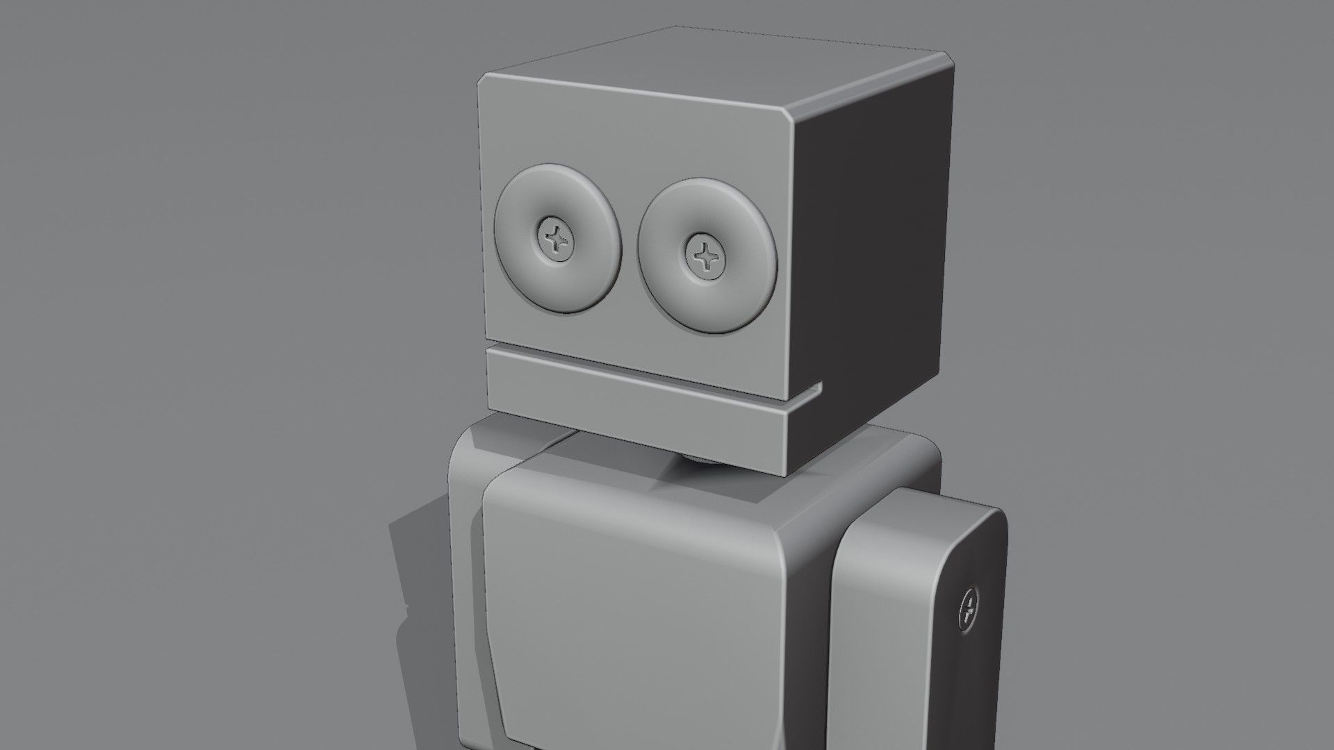 Wooden Robot 3D model_12