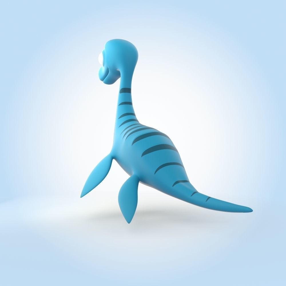 Plesiosaurus 3D model_3