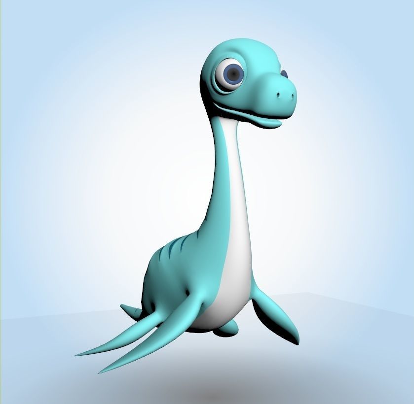 Plesiosaurus 3D model_6
