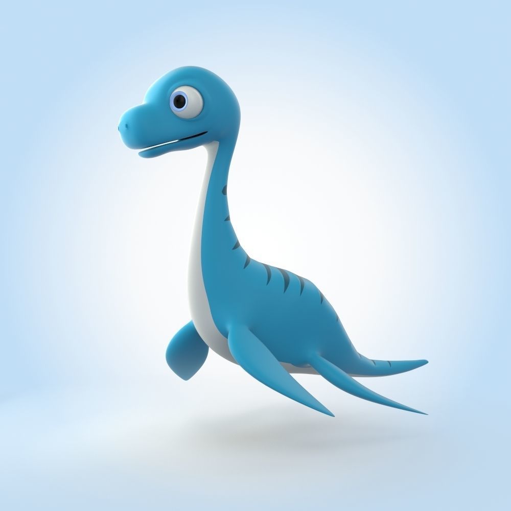 Plesiosaurus 3D model_4
