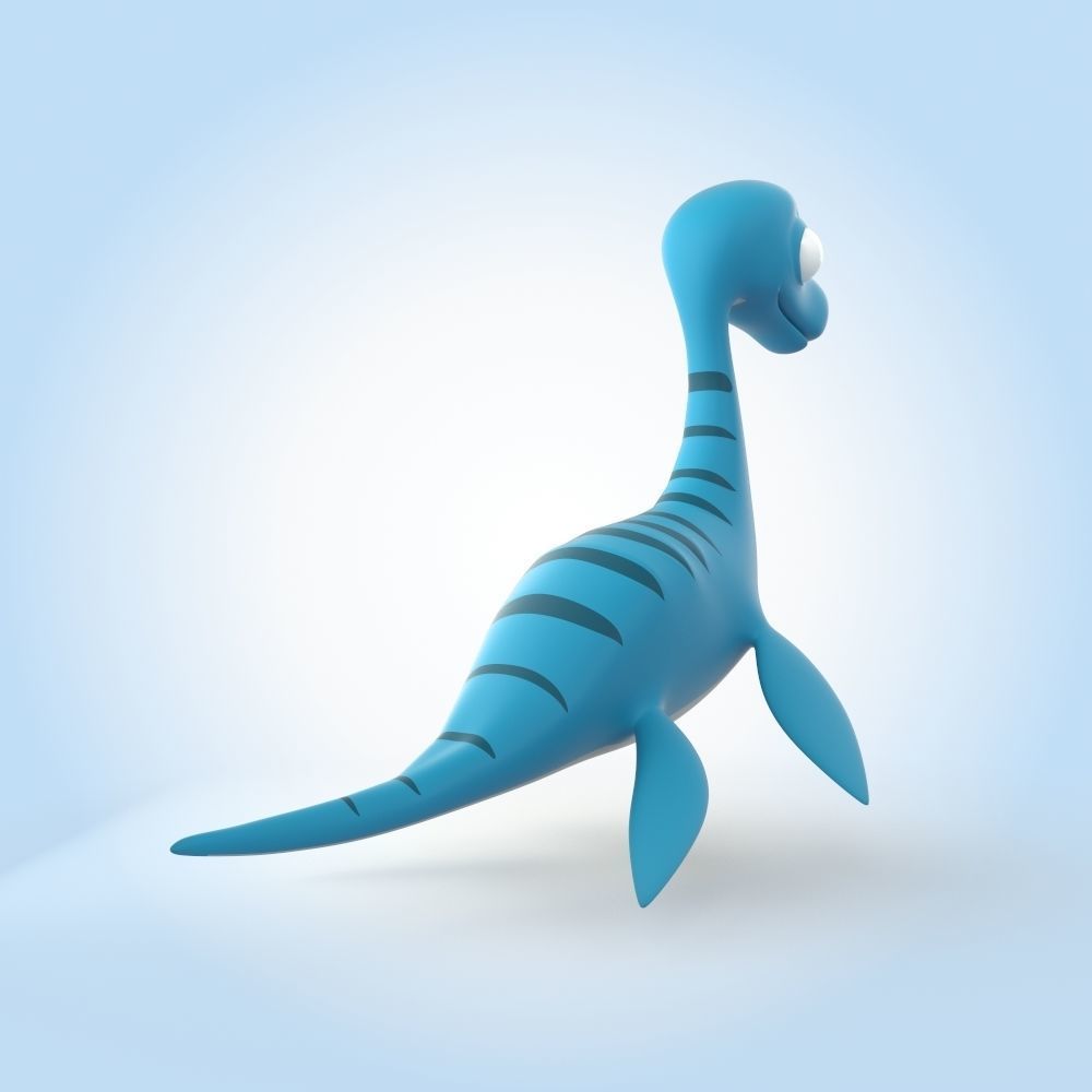 Plesiosaurus 3D model_2