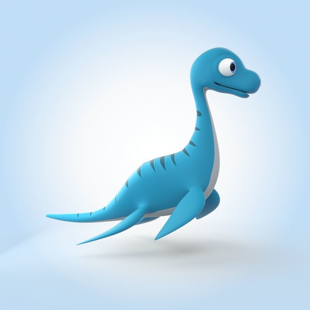 Plesiosaurus 3D model_1