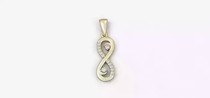 Diamond Infinity Pendant