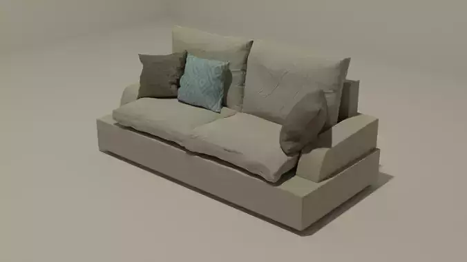 Sofa and Pillows