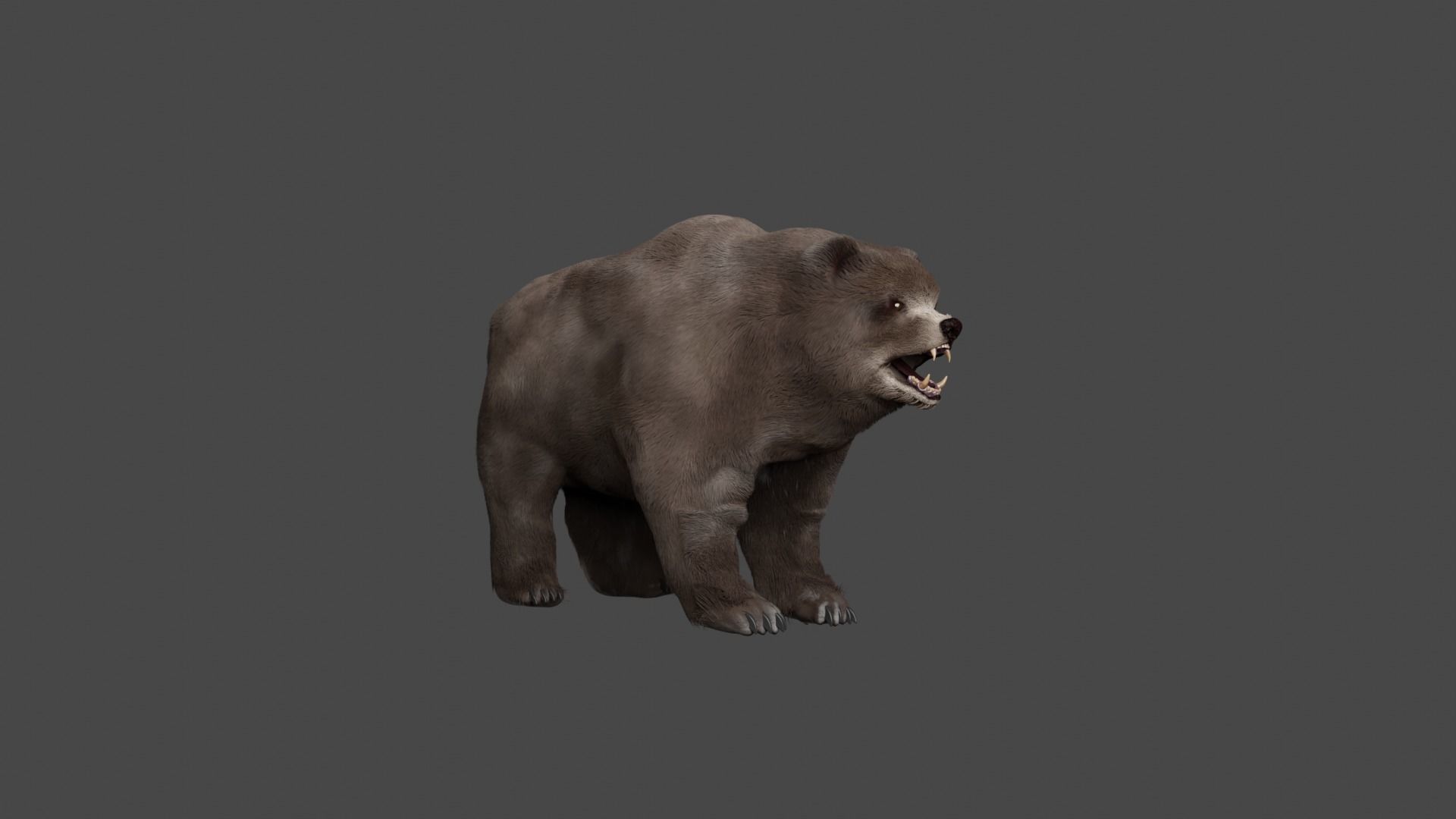 Bear For gaming 3d printing and others 3D model_1