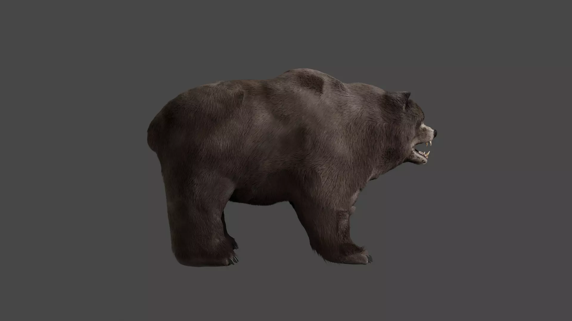 Bear For gaming 3d printing and others 3D model_0