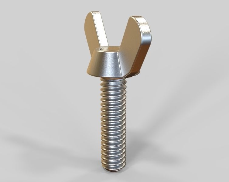 M5 x 31mm Wing Screws 3D print model_11