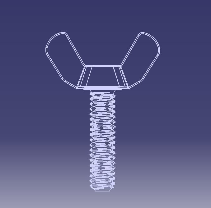 M5 x 31mm Wing Screws 3D print model_18