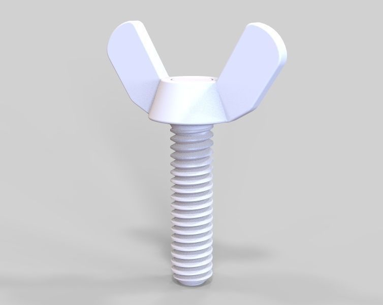 M5 x 31mm Wing Screws 3D print model_37