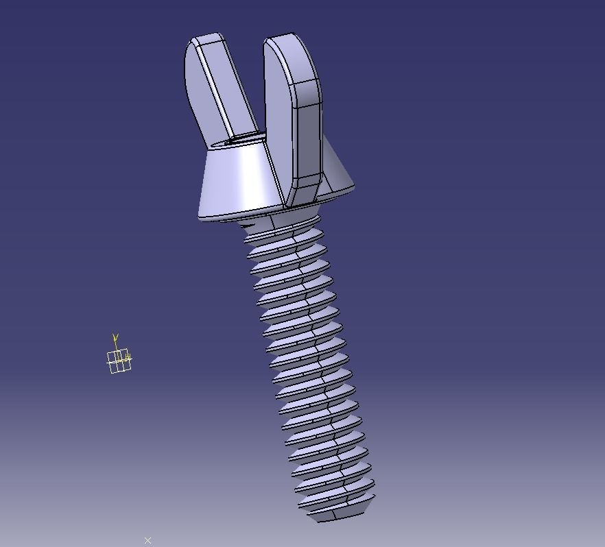 M5 x 31mm Wing Screws 3D print model_21