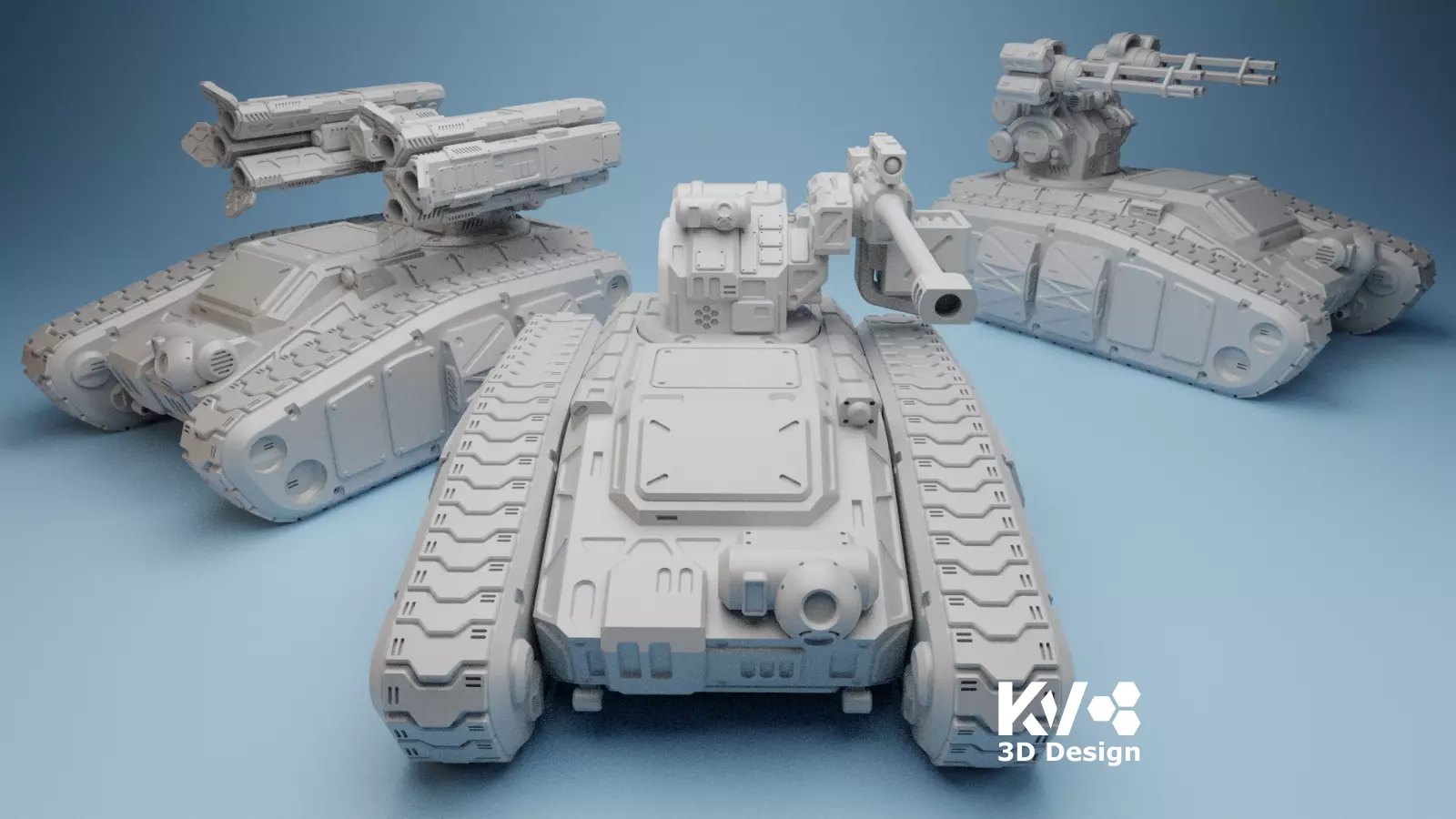 KV-Tank Drone-001 3D print model