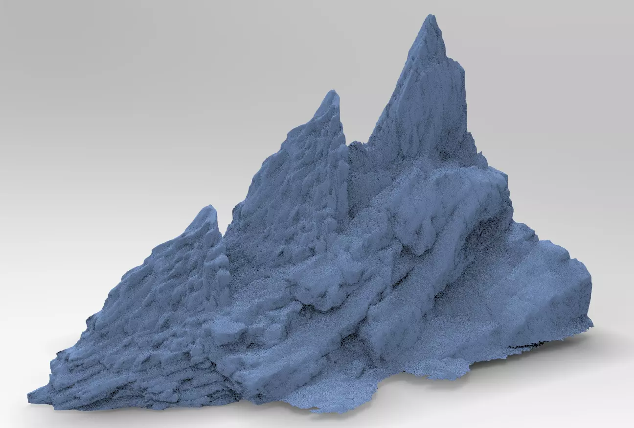 Gothic Cliffs 3 3D model