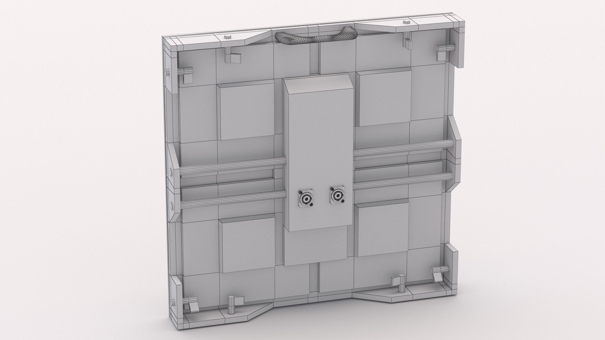 Led Screen Display Stage Panel P2 3D model_12