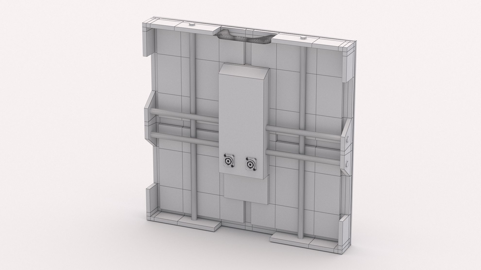 Led Screen Display Stage Panel P5 3D model_9