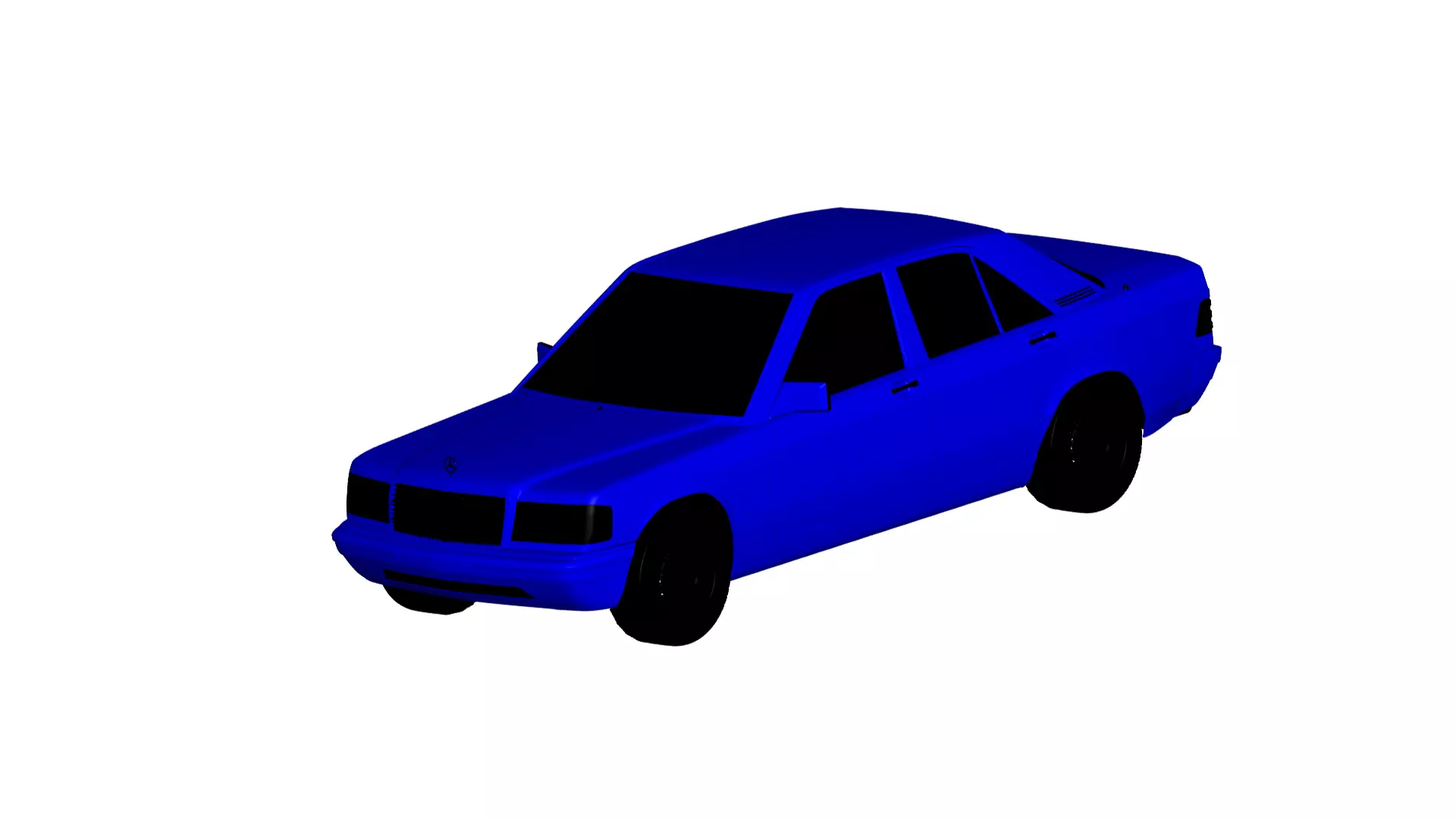 Mercedes Benz 190  3D model_0