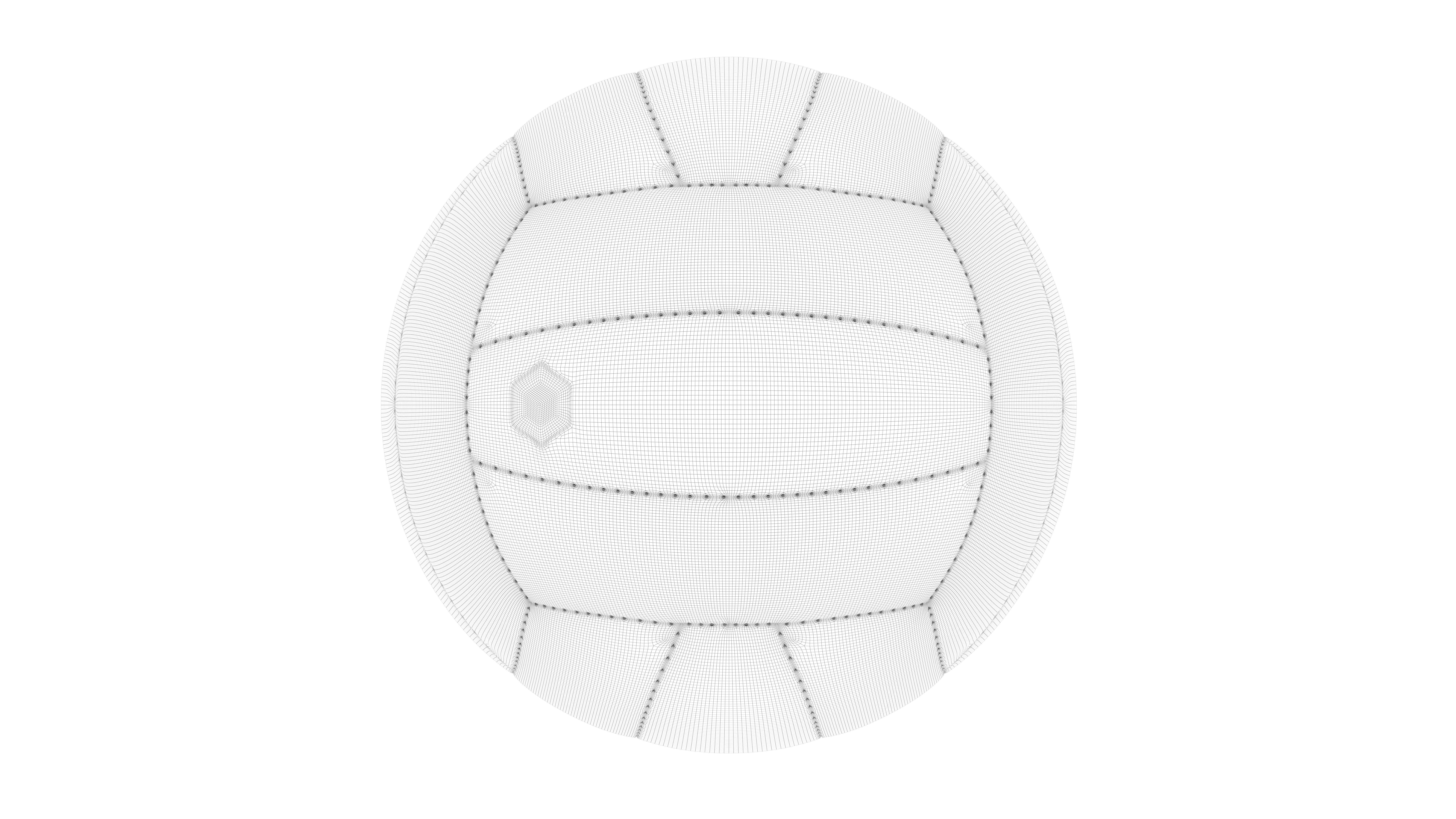 Volleyball 8K Textures 3D model_9