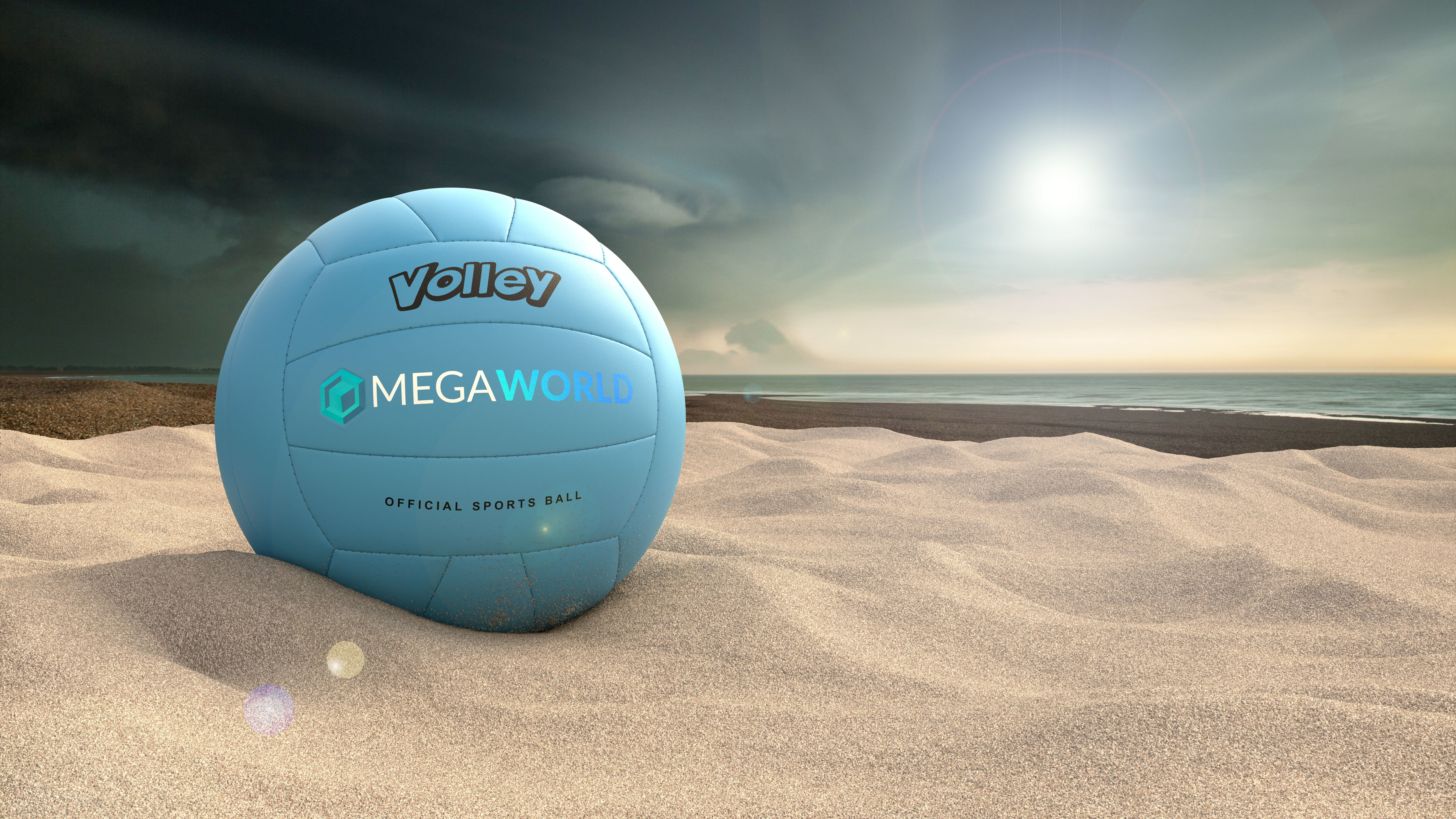 Volleyball 8K Textures 3D model_3