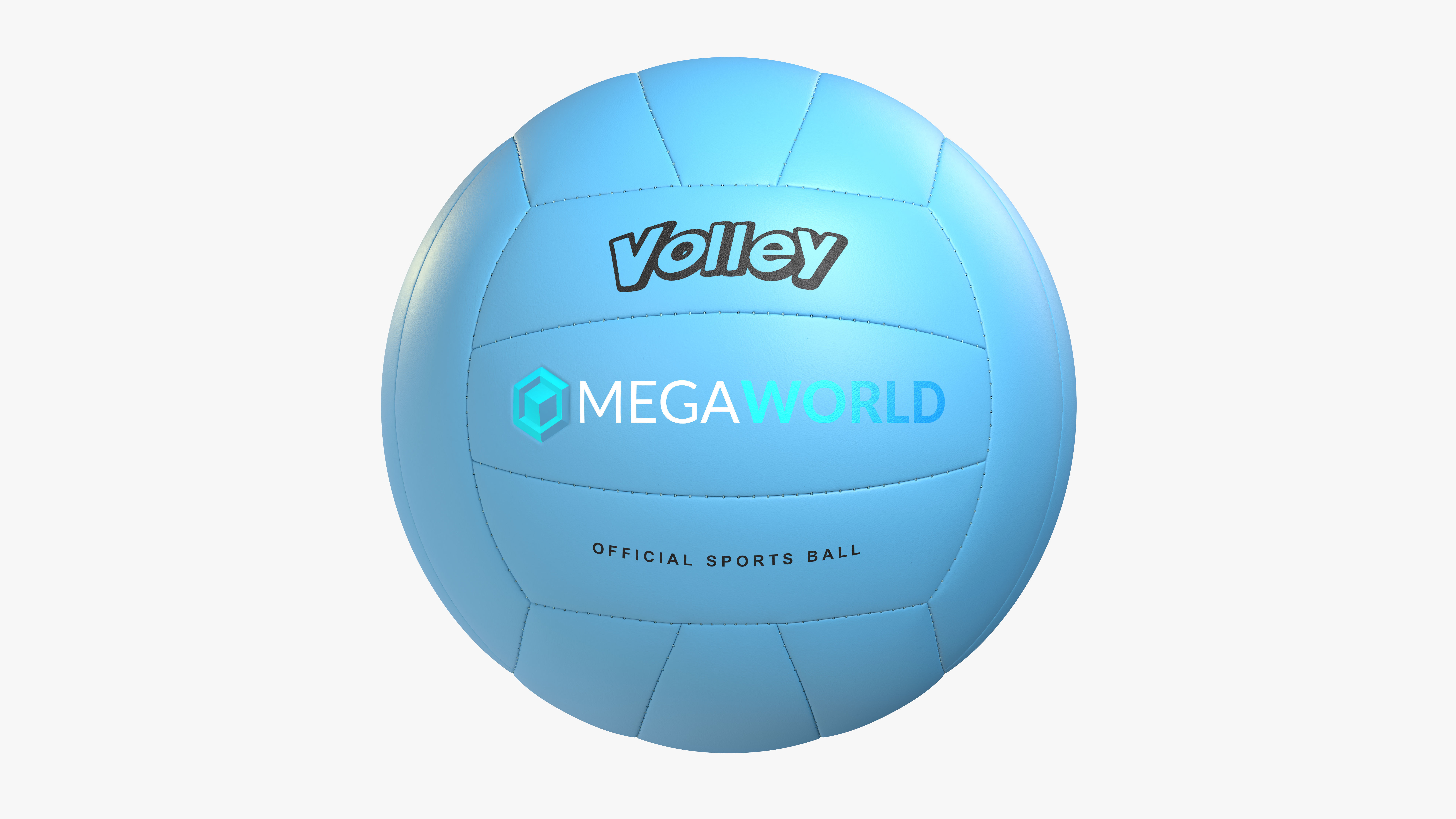 Volleyball 8K Textures 3D model_6