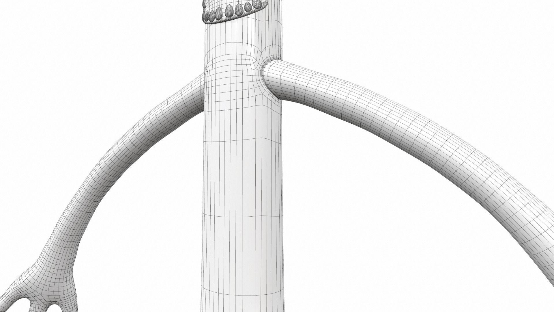 Plush toy monster green from rainbow friends 3D model_15