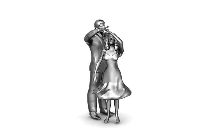 Creative CR 10 Man and Woman 3D print model