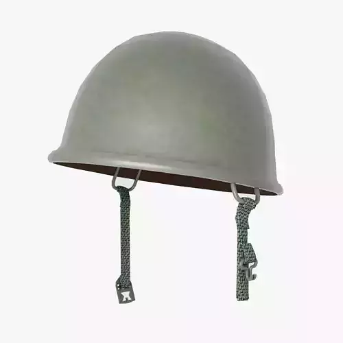 3D Army Helmet USA M1 model Low-poly 3D model