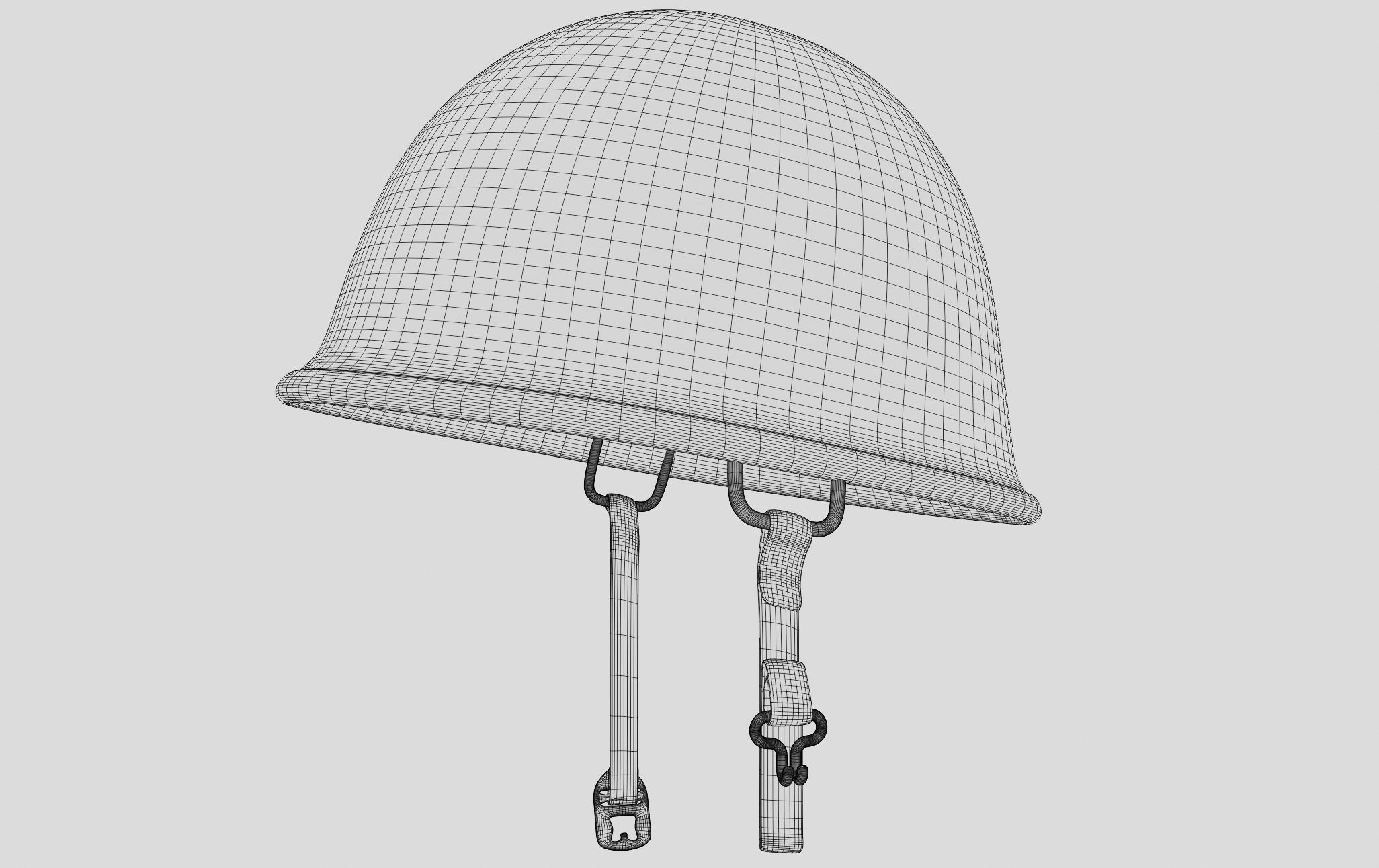 3D Army Helmet USA M1 model Low-poly 3D model_5