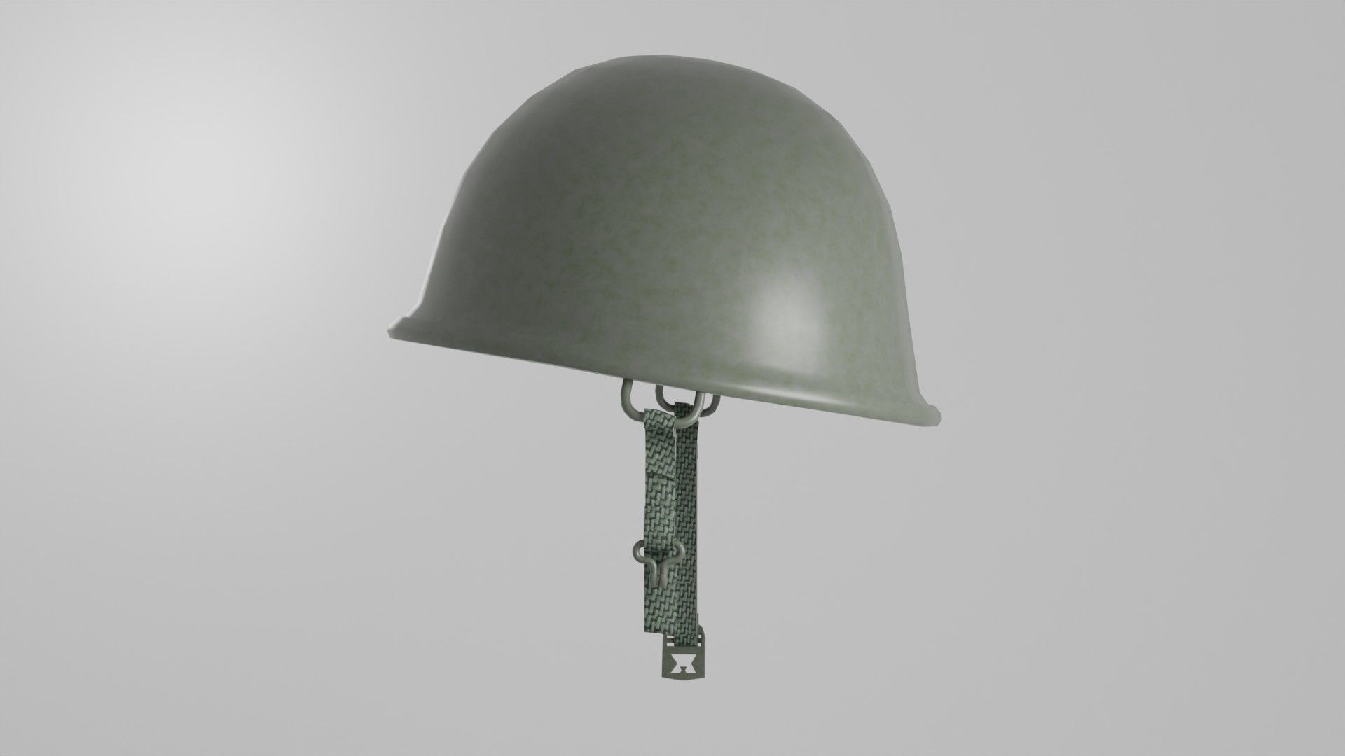 3D Army Helmet USA M1 model Low-poly 3D model_9