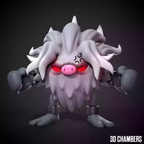 ANNIHILAPE STL - POKEMON SCARLET POKEMON VIOLET 3D print model