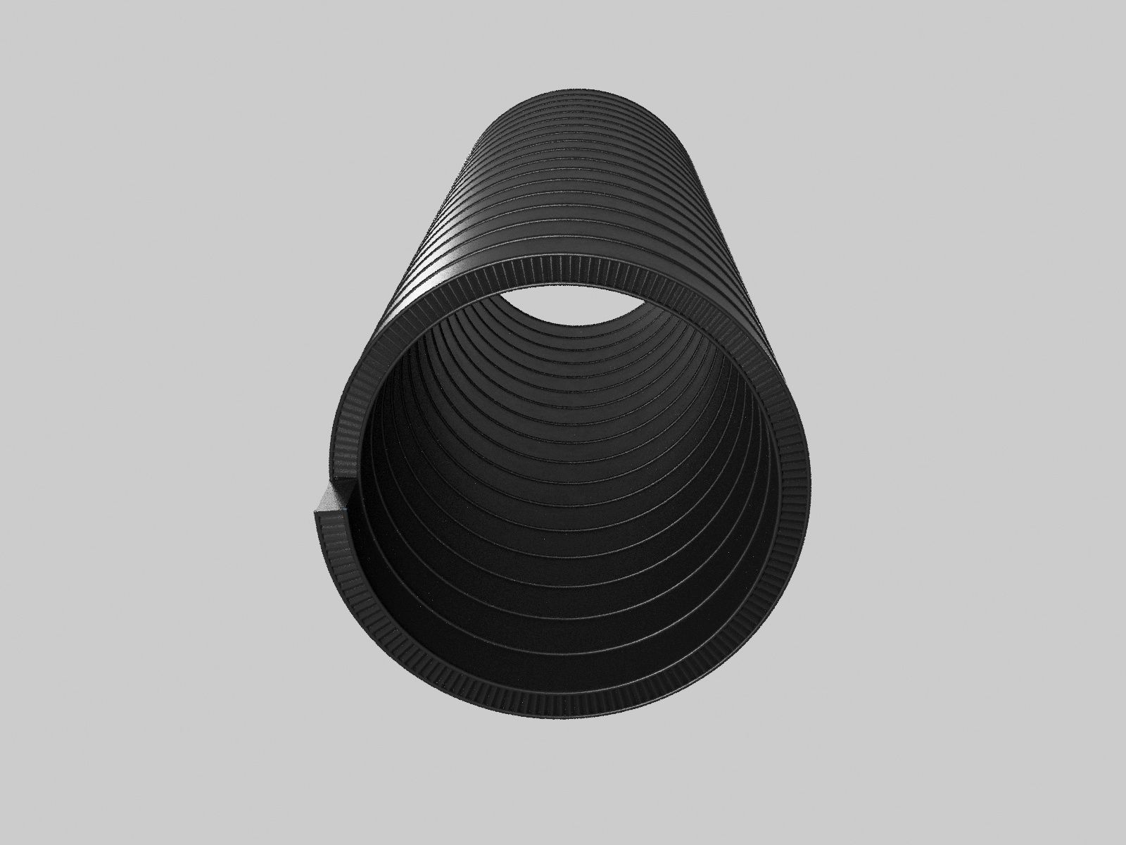 Spiral twisted pipes 3D model_3