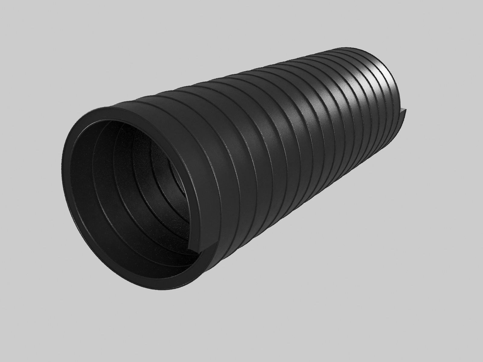 Spiral twisted pipes 3D model_6