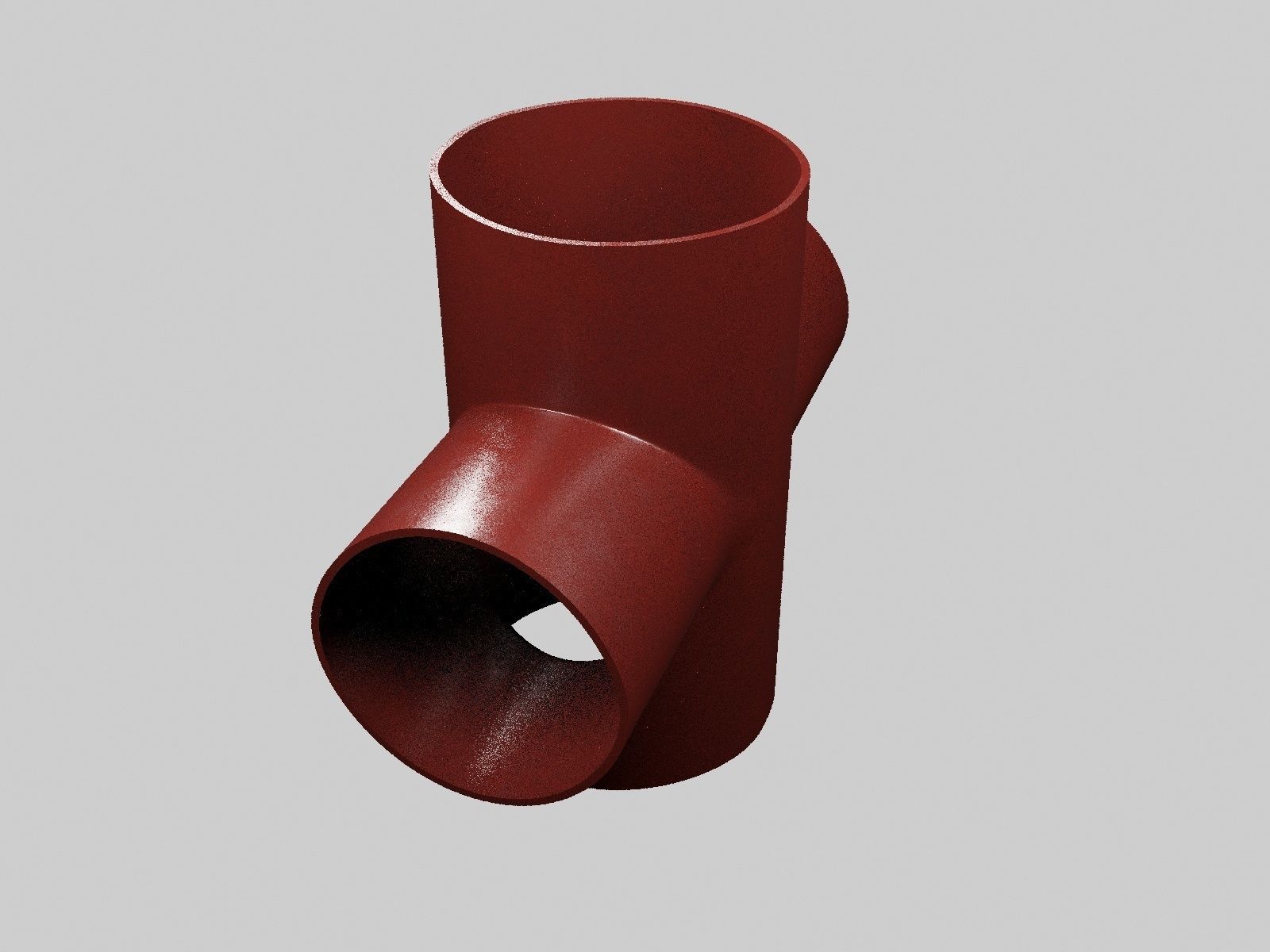 SML cast iron pipes and fittings 3D model_2