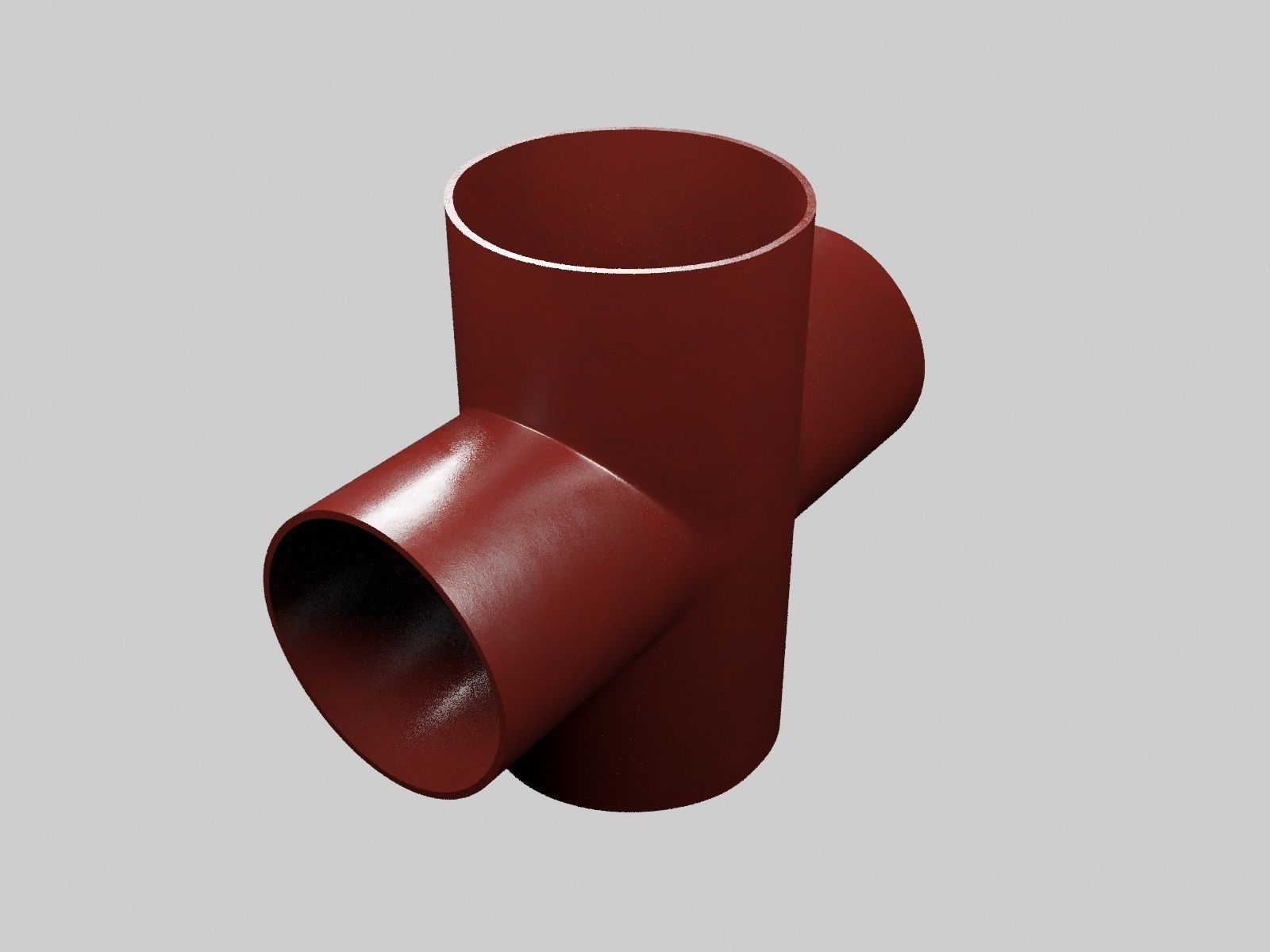 SML cast iron pipes and fittings 3D model_1