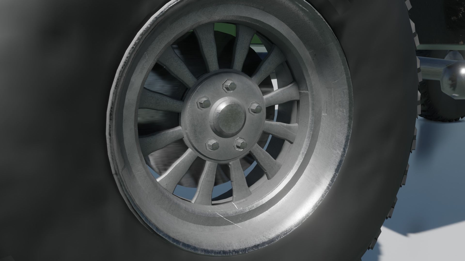 Defender 3D land rover Low-poly 3D model_6