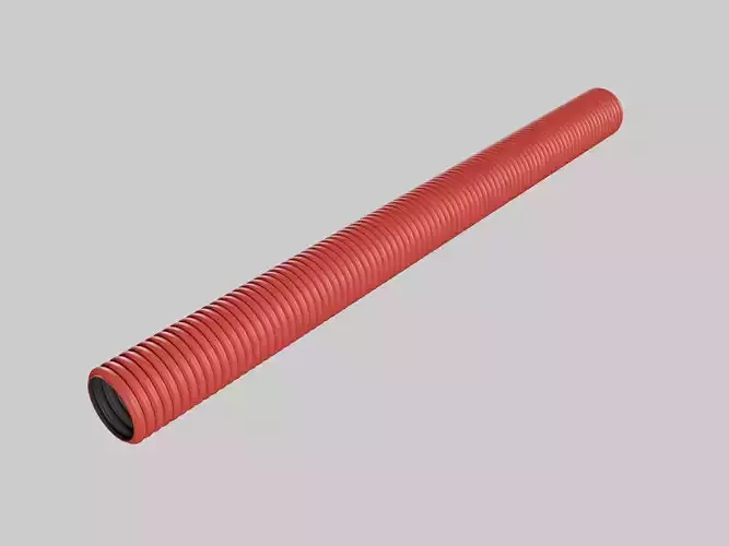 Rigid double-walled corrugated pipes for cable protection