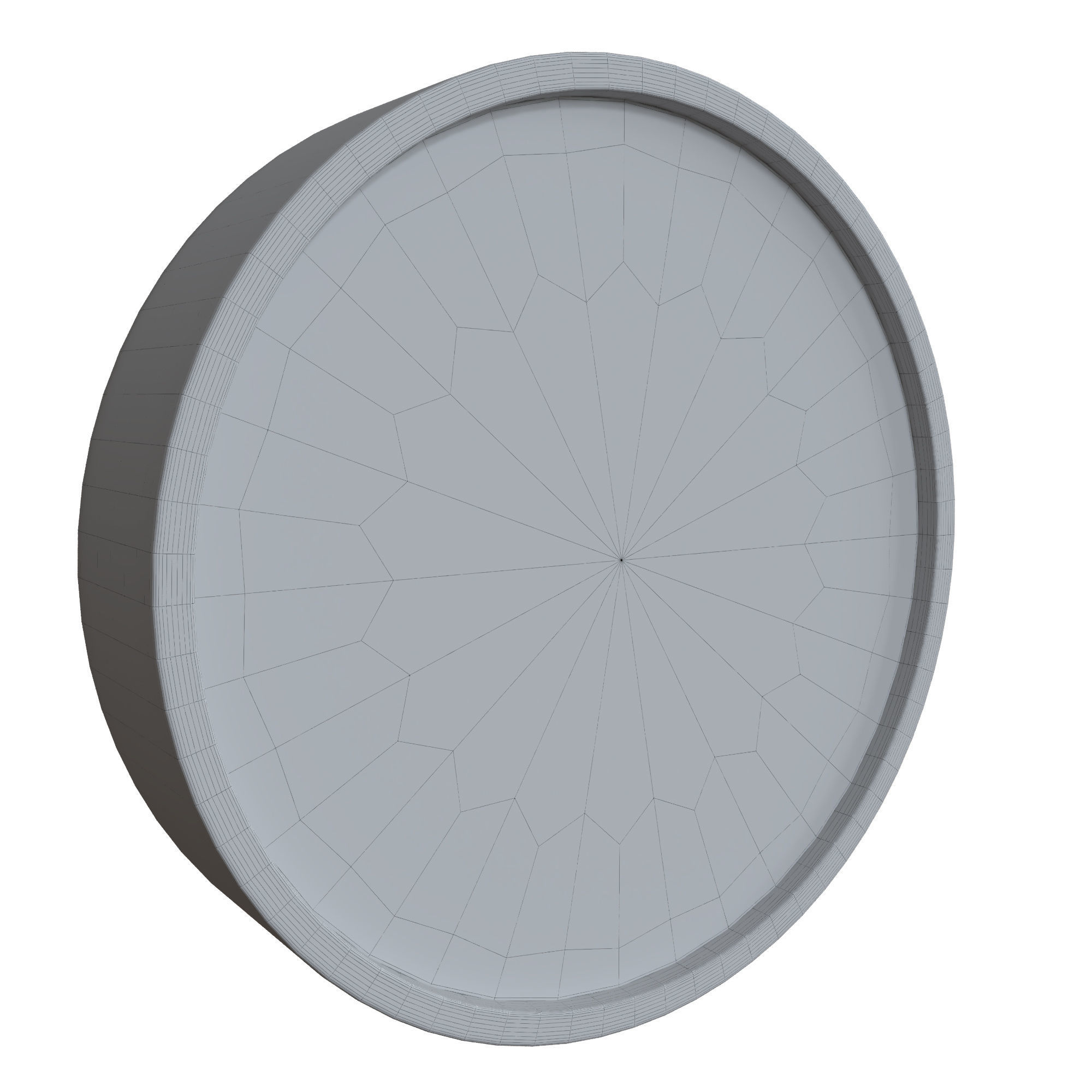 wall clock 10 3D model_2