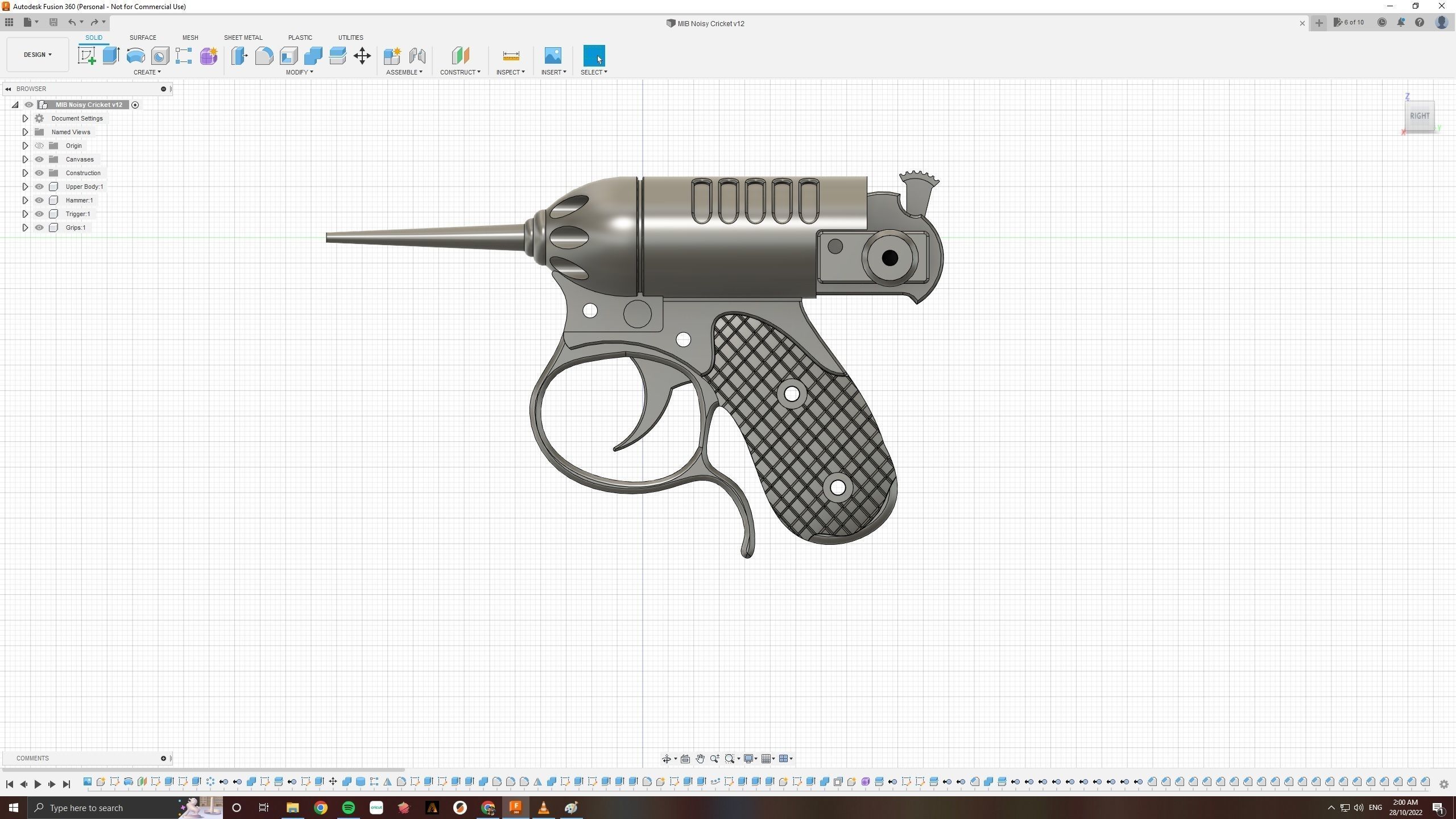 MIB Noisy Cricket  3D print model_6