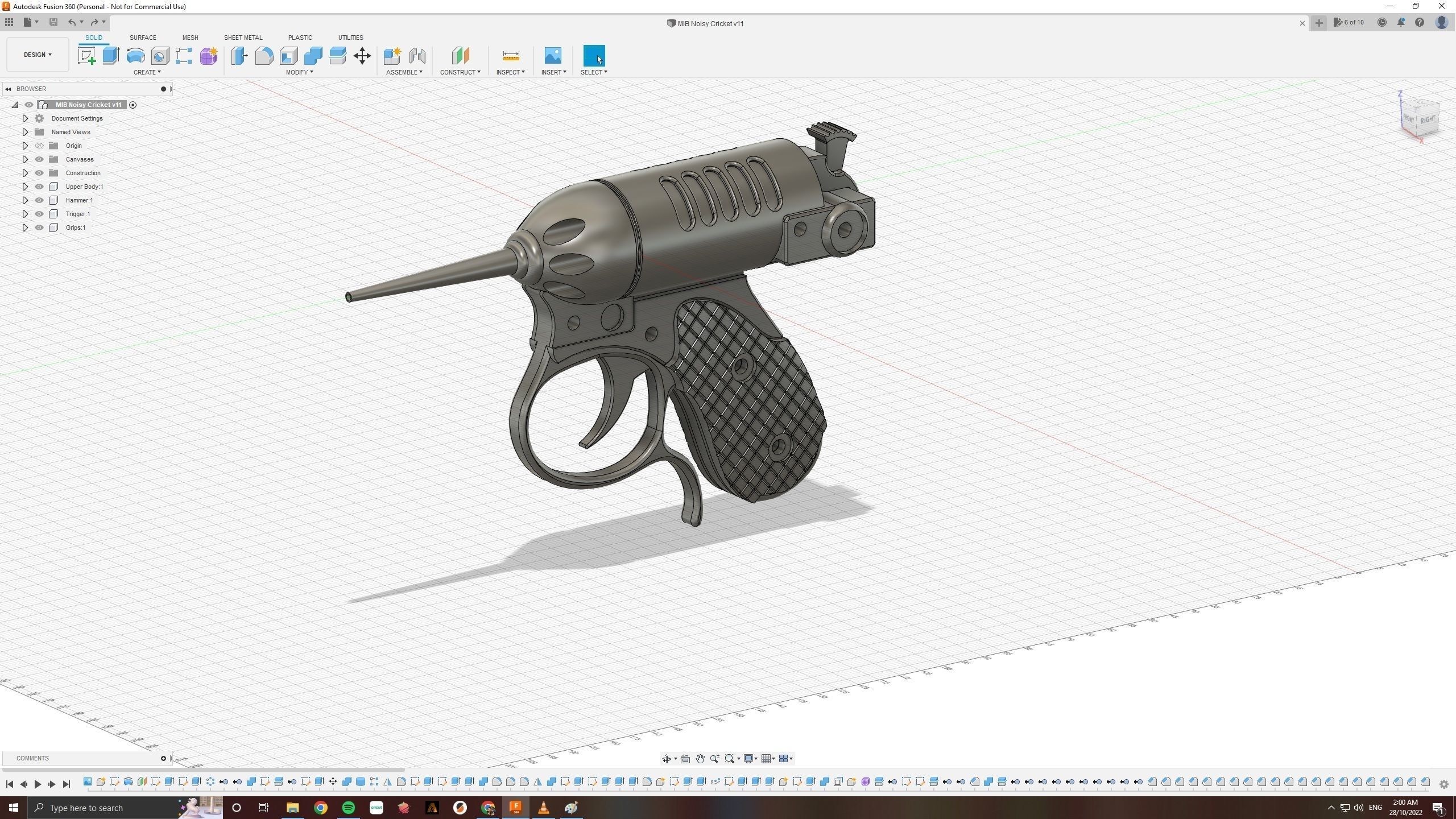 MIB Noisy Cricket  3D print model_5