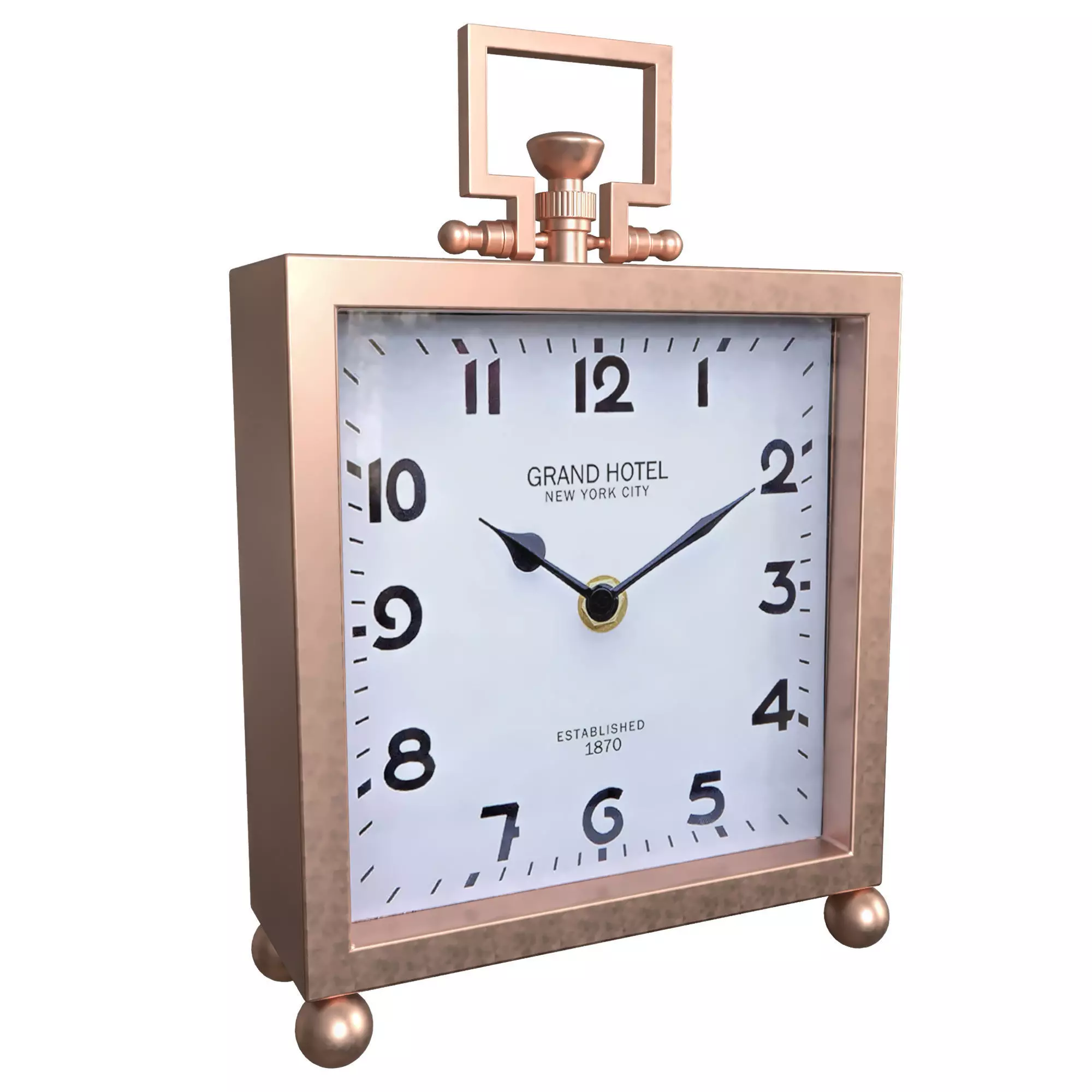 table clock 7 3D model_0