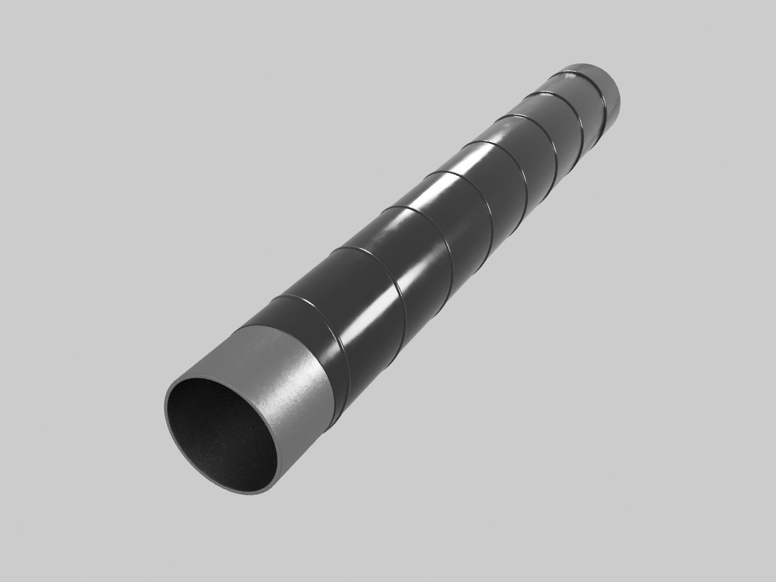 Pipe in VUS insulation 3D model_7