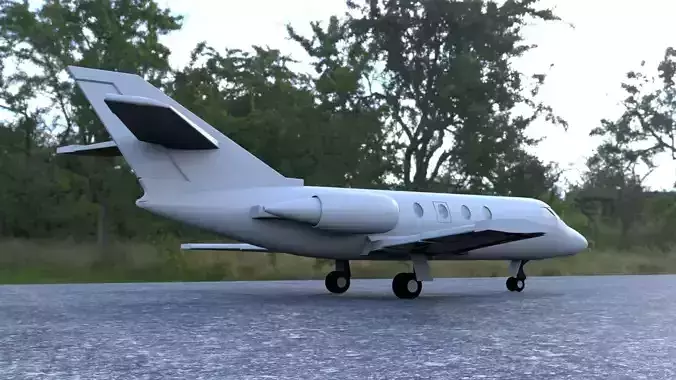 Dassault Falcon 200 3D model