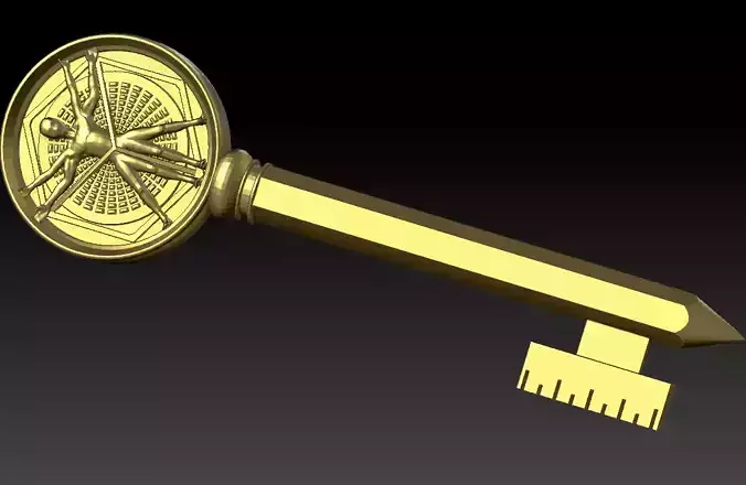 Locke and Key Creation Key 3D print model