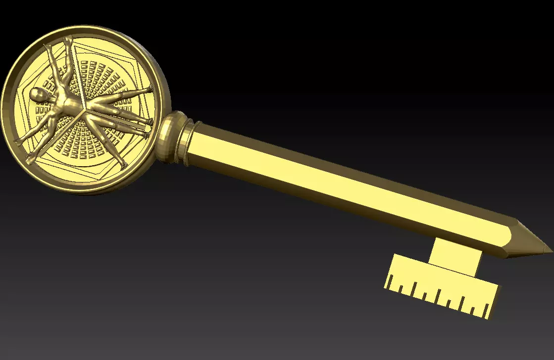 Locke and Key Creation Key 3D print model_0