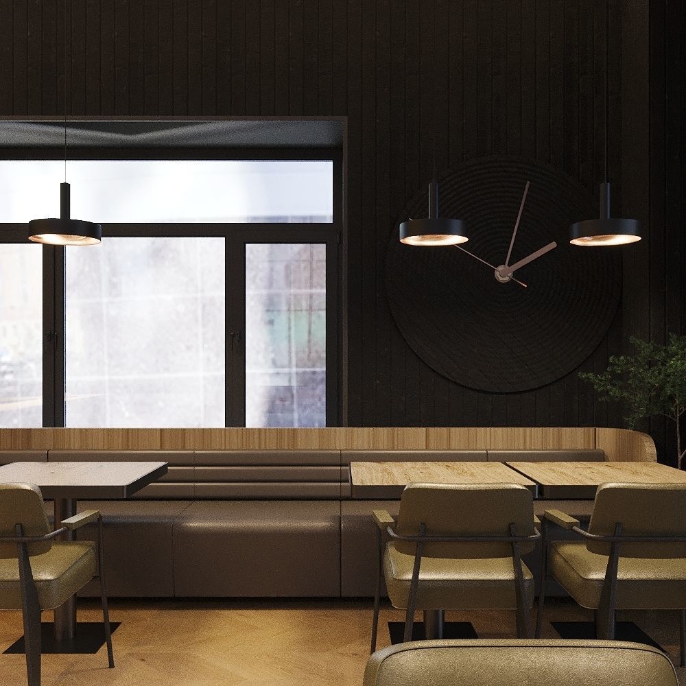 Coffee Shop 3D Model Interior Scene Low-poly 3D model_5