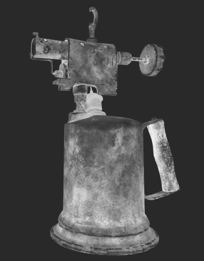 Torch gas lighter Low-poly 3D model_8