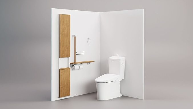 Japanese Toilet01 3D model