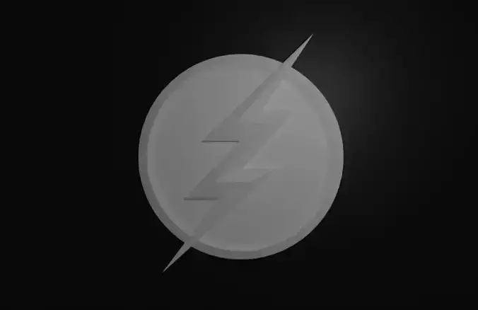 The Flash Season 5-7 Emblem 3D print model