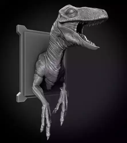 Velociraptor Hunting Trophy