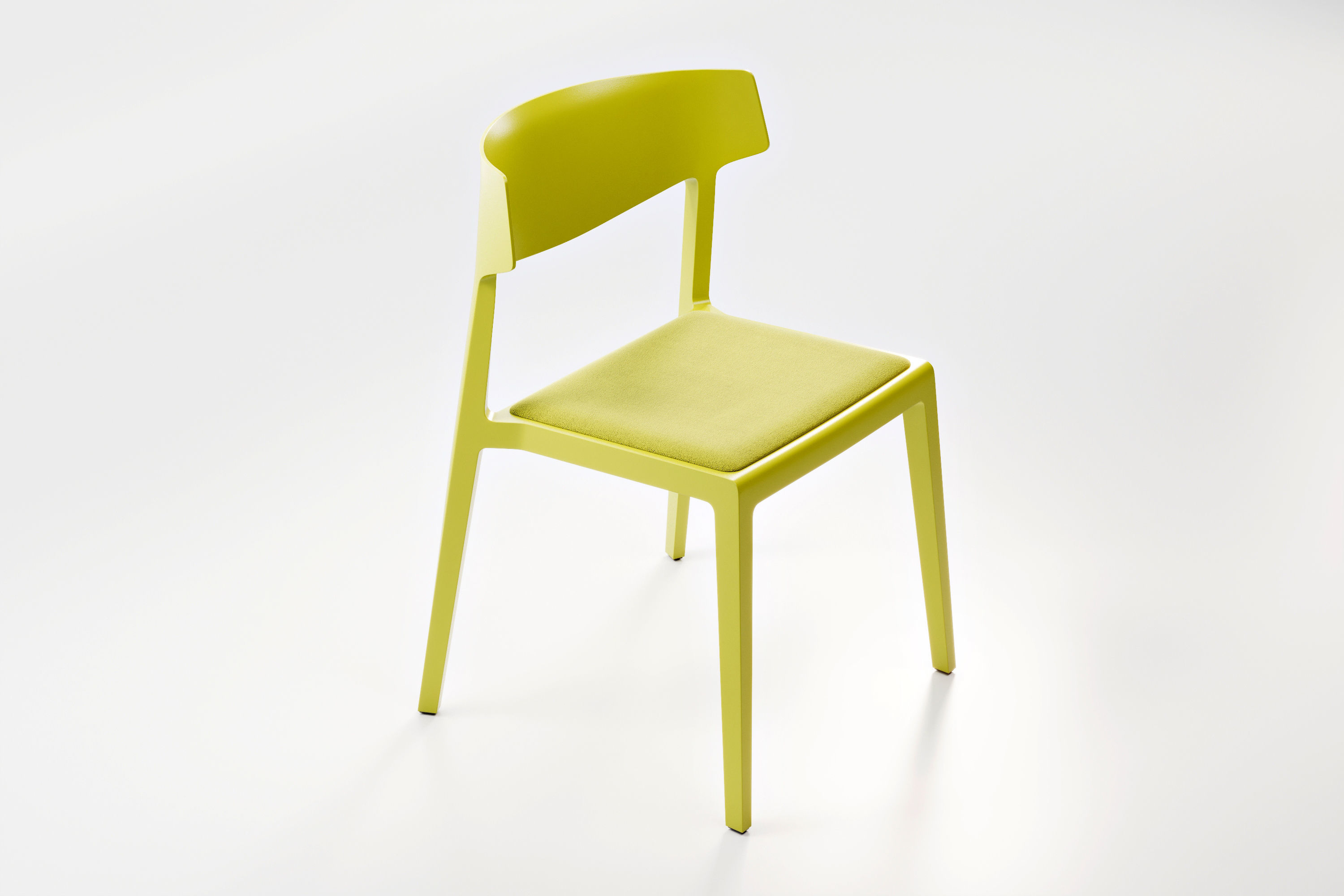 Actiu Wing Stackable Chair - Vintage Style for Collective Spaces 3D model_1